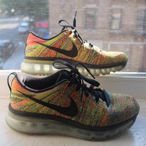 Nike Flyknit Max Womens Running Shoe Size 7 404 Multicolor